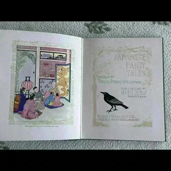 Japanese Fairy Tales, Teresa Pierce Williston, 1904 HC Children's Book - Picture 5 of 8